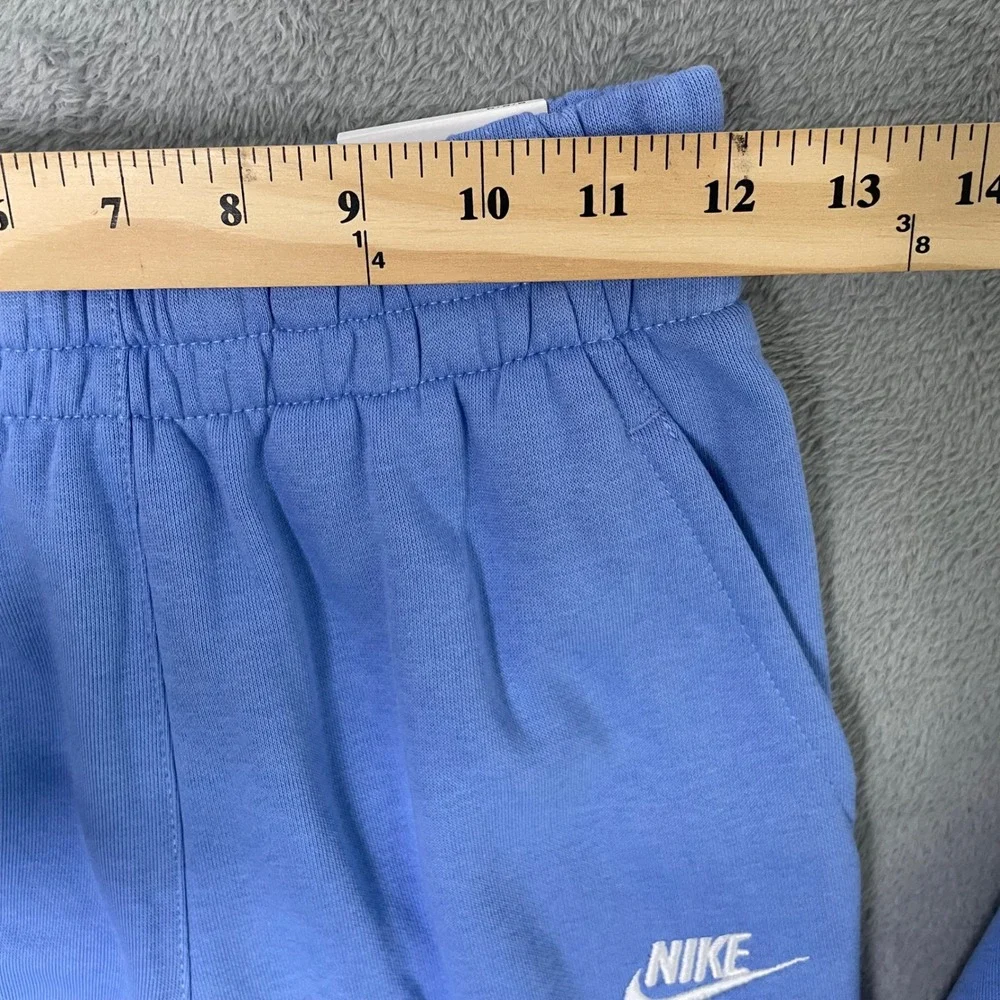 Nike Club Fleece Sweatsuit Girls Medium Blue Boxy Sweatshirt Joggers Set NWT - Picture 10 of 14